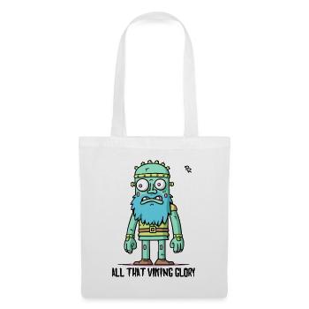Cartoon, all this Viking glory - Tote Bag - white - Front