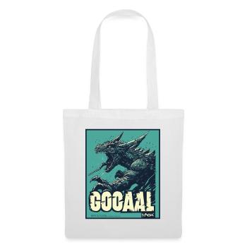 Tor! Kaiju Fußball Fan - Stoffbeutel - Weiß - Vorne
