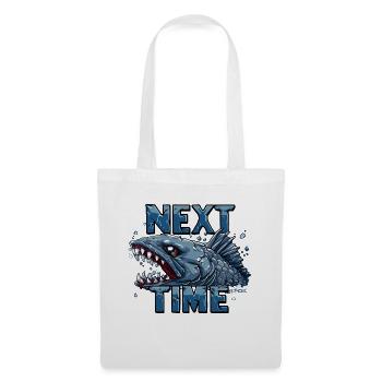 Better luck next time: Fish Angler - Tote Bag - white - Front