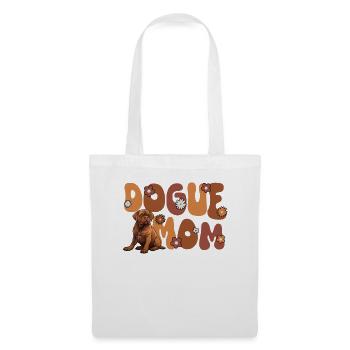 Dogue de Bordeaux Groovy Dogue Mom - Sac en tissu - blanc - Devant