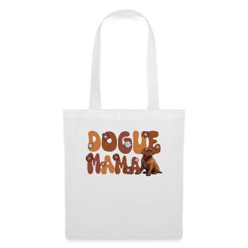 Dogue de Bordeaux Groovy Dogue Mom - Sac en tissu - blanc - Devant