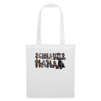 Riesenschnauzer Groovy Schnauzer Mama - Stoffbeutel - Weiß - Vorne