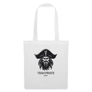 Team Pirate - Tote Bag - white - Front