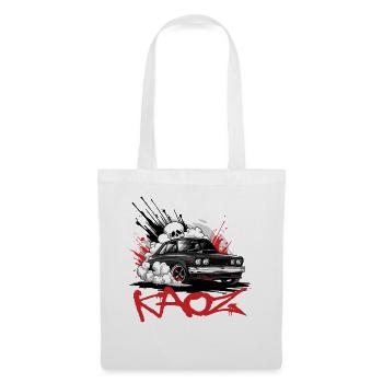 Retro Muscle Sport Car JDM Pirate Tuning - Tote Bag - white - Front