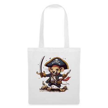 Mouse Rat Pirate - Tote Bag - white - Front