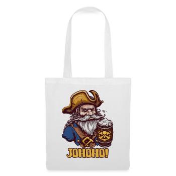 Johoho et un tonneau : Pirate rétro - Sac en tissu - blanc - Devant