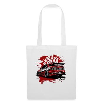 Japon Osaka Voiture de course JDM Dessin animé - Sac en tissu - blanc - Devant