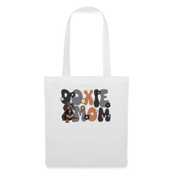 Dackel Groovy Doxie Mom - Stoffbeutel - Weiß - Vorne