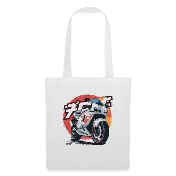 Super Japan Sport Moto de course - Sac en tissu - blanc - Devant