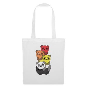 Lithsexual Flag Pride LGBTQ Cute Panda - Tote Bag - white - Front