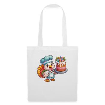 Thanksgiving Turkey Baker Pie Dessert - Tote Bag - white - Front