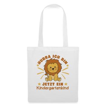 Hooray I'm a kindergartner Leo now - Tote Bag - white - Front