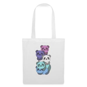 Spectrasexual Flag Pride LGBTQ Cute Panda - Tote Bag - white - Front