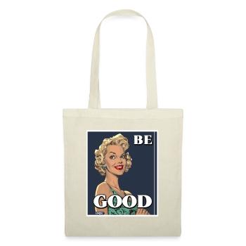 Femme au foyer nostalgique : message de bien-être - Sac en tissu - nature - Devant