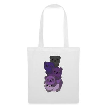 Enbian Flag Pride LGBTQ Cute Panda Bunch - Tote Bag - white - Front