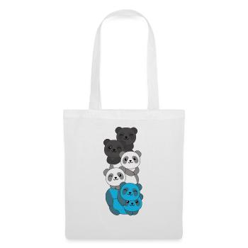 Mascic Flag Pride LGBTQ Cute Panda - Tote Bag - white - Front