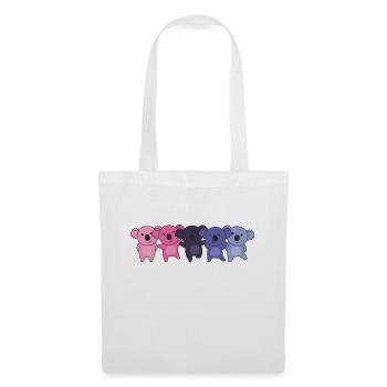 Omnisexual Flag Pride LGBTQ Cute Koala - Tote Bag - white - Front