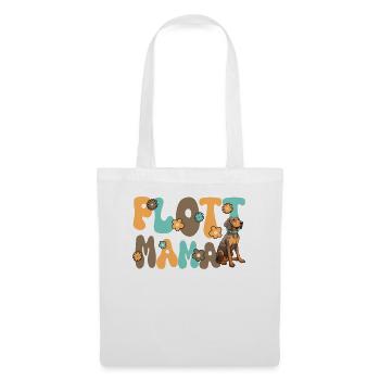 Plott Hound Groovy Plott Mama - Stoffbeutel - Weiß - Vorne
