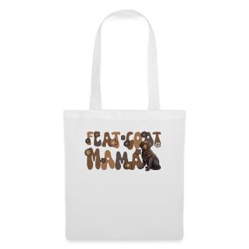Flat Coated Retriever Groovy Flat-Coat Mama - Tote Bag - white - Front
