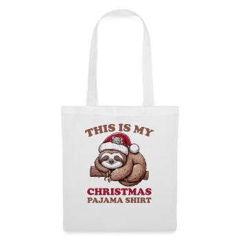 Sloth Mouse Christmas Pajamas Sloths - Tote Bag - white - Front