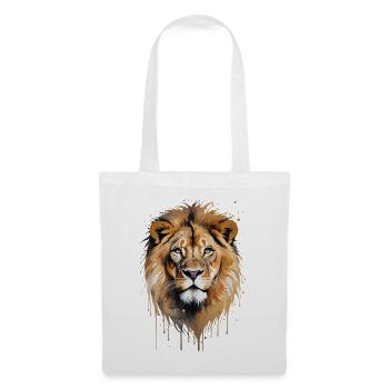 Majestic Lion Watercolor - Tote Bag - white - Front