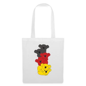German flag Koala German Germany - Tote Bag - white - Front