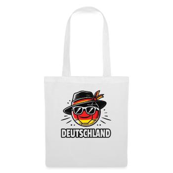 Soccer Ball with Germany Flag Funny Ball - Tote Bag - white - Front