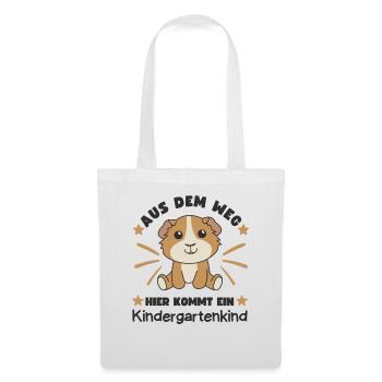 Out of the Way Here Comes a Kindergarten Child - Tote Bag - white - Front
