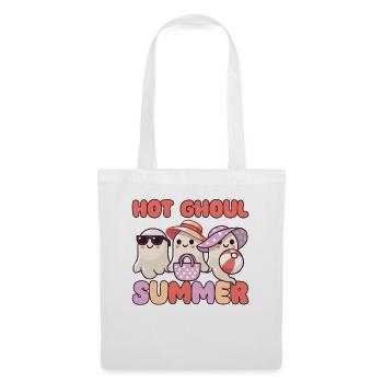 Summerween Hot Ghoul Sommer Halloween Geist - Stoffbeutel - Weiß - Vorne