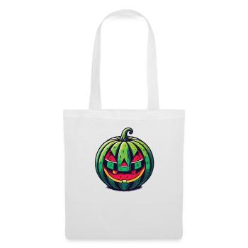 Joyeux étéentre l’été Halloween pastèque - Sac en tissu - blanc - Devant