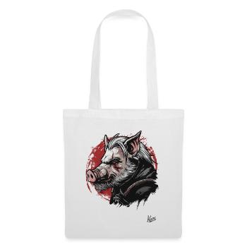 Le type mystique verrat-truie-cochon-sorcier - Sac en tissu - blanc - Devant