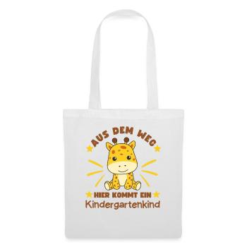 Out of the Way Here Comes a Kindergarten Child - Tote Bag - white - Front