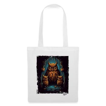 Three owls in the dungeon - Tote Bag - white - Front