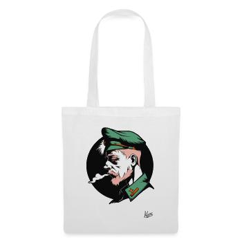 Le marin fumant fatigué - Sac en tissu - blanc - Devant