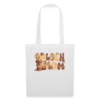 Golden Retriver Groovy Golden Mom - Tote Bag - white - Front