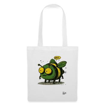 The cool and ugly bumblebee bee - Tote Bag - white - Front