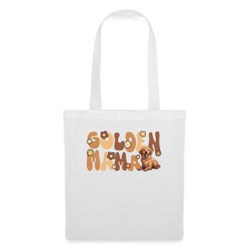 Golden Retriver Groovy Golden Mama - Sac en tissu - blanc - Devant