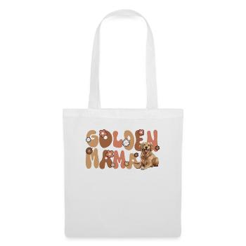 Golden Retriver Groovy Golden Mama - Sac en tissu - blanc - Devant