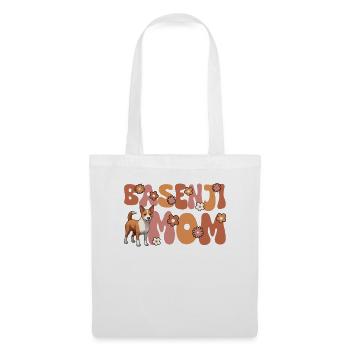 Basenji Groovy Basenji Mom - Tote Bag - white - Front