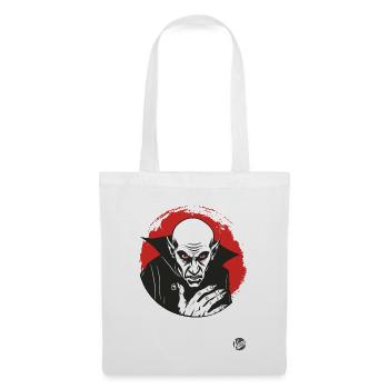 Horreur Effrayant Nosferatu Vampire - Sac en tissu - blanc - Devant