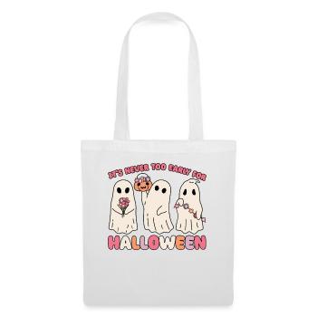 It's never too early for Halloween groovy ghost - Tote Bag - white - Front