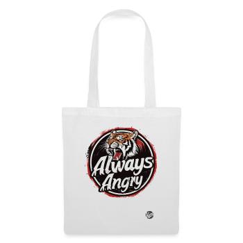 Tiger always angry - Tote Bag - white - Front