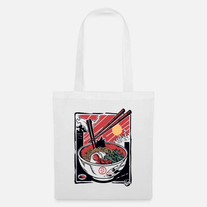 Attaque des bâtonnets de ramen - Sac en tissu - blanc