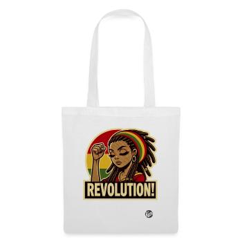 Rasta Girl : Révolution rastafari - Sac en tissu - blanc - Devant