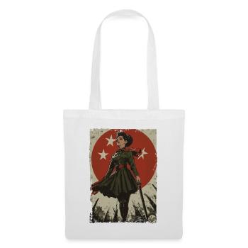 Vintage Socialisme Communisme Propagande - Sac en tissu - blanc - Devant