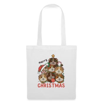 guinea pig christmas tree merry christmas - Tote Bag - white - Front