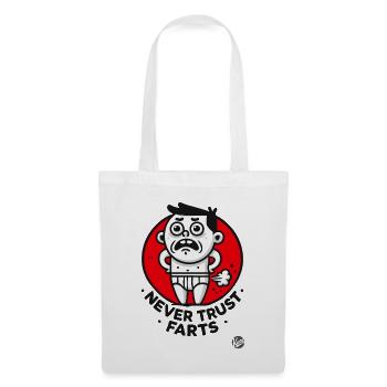 Ne faites jamais confiance à un pet - Sac en tissu - blanc - Devant