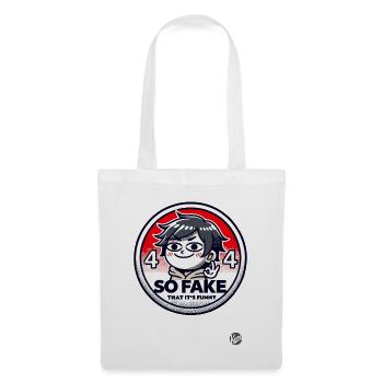 So Fake, dass es Lustig ist - Stoffbeutel - Weiß - Vorne