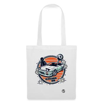 Oldschool JDM Drift Car Racer - Tote Bag - white - Front