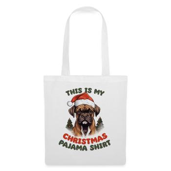 Boxer Christmas Pajamas Dogs - Tote Bag - white - Front